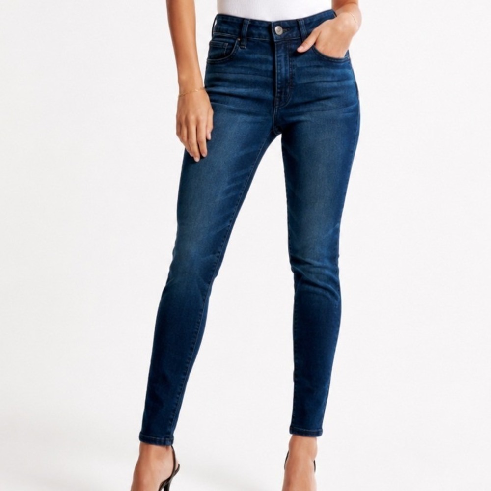 American Eagle Outfitters Hi-Rise Jegging‎ Dark Wash Skinny Jeans Size 4 Short